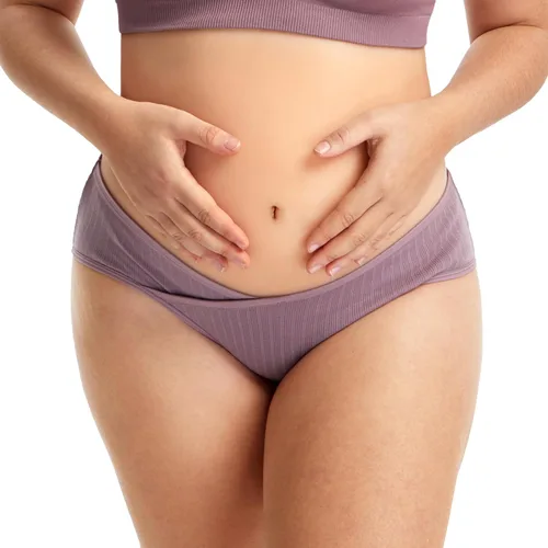 Vista 3 de HBselect Ropa interior de maternidad, paquete de 6 unidades para embarazo, posparto, ropa interior de algodón posparto, bragas de maternidad