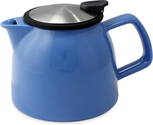 Vista 11 de FORLIFE Bell - Tetera de cerámica con infusor de cesta, 26 onzas/26.0 fl oz, grafito negro
