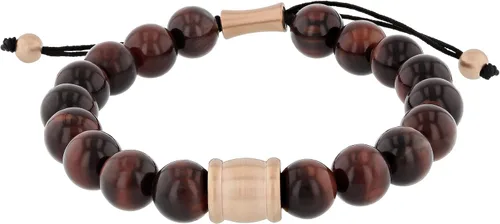 Vista 10 de Pulsera Bolo de Nylon Ajustable con Cuentas de Acero Inoxidable para Hombre - Elección