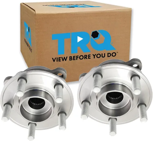 Vista 101 de TRQ Juego de 2 rodamientos de rueda delantera y conjunto de cubo compatible con Tesla 3 2020 Y 2018-2019 para Tesla 3 2020 Tesla Y AWD 2018-2019