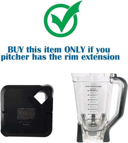 Vista 2 de Ninja Kitchen Systems - Tapa de bloqueo para jarra XL de 72 onzas, solo Auto IQ