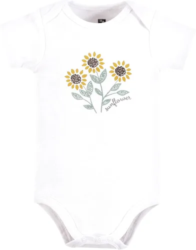 Vista 471 de Hudson Baby baby-girls Cotton Bodysuits 3-pack