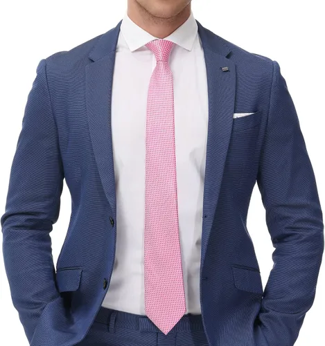 Vista 5 de Adulove Corbata clásica de seda tejida jacquard para hombre
