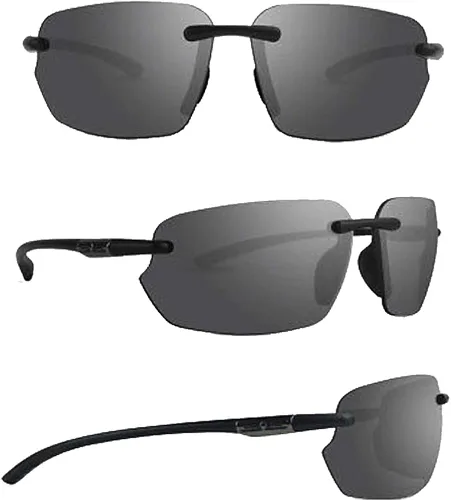 Vista 2 de 2 pares de gafas de sol deportivas Epoch 8 marco negro lente ahumada marco negro lente marrón