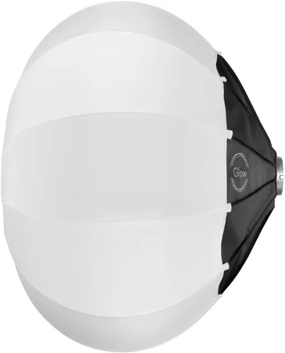 Vista 4 de Glow Linterna de bola rápida de 25 pulgadas con juego de falda y anillo de velocidad de montaje Bowens