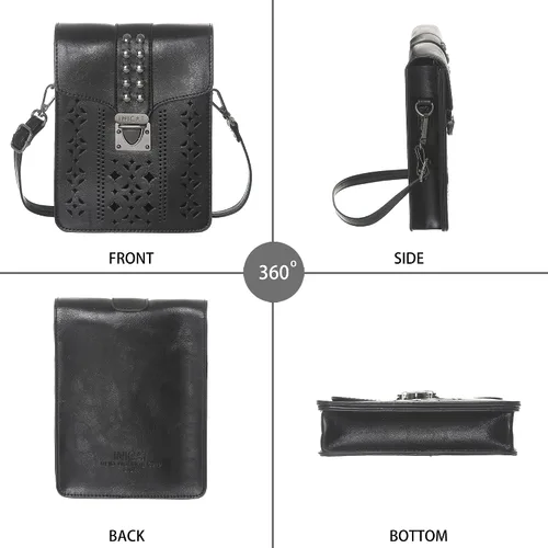 Vista 3 de MINICAT INICAT Women RFID Blocking Small Crossbody Bags Cell Phone Purse Built in Wallet