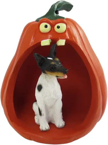Vista 142 de Conversation Concepts Figura de Corgi galés de Halloween y calabaza Welsh Corgi Pembroke