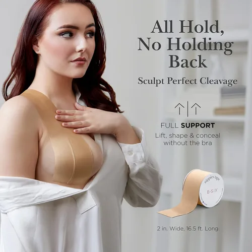 Vista 7 de Nippies Tape Boob Tape Skins - Paquete de cubiertas para pezones - Creme Size 2