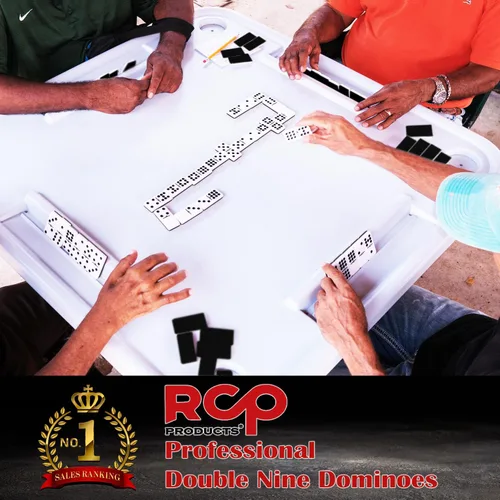 Vista 7 de Juego de Dominó para Adultos – Juego Profesional de Dominó Doble 9 de 55 Fichas, Giratorio de Metal, Juego de Mesa Clásico y de Viaje con Estuche