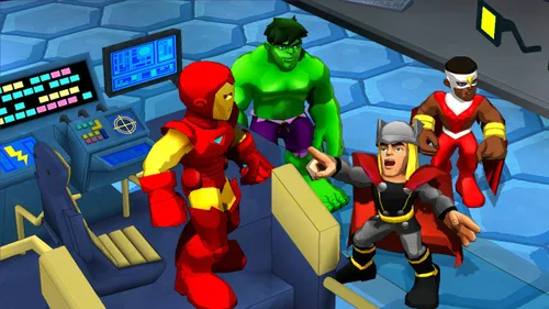 Vista 2 de uDraw Marvel Super Hero Squad Comic Combat - Nintendo Wii