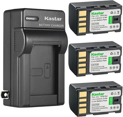 Vista 6 de Kastar Reemplazo del cargador de batería de pared de CA para JVC BN-VF808 BN-VF808U BN-VF815 BN-VF815U BN-VF823 BN-VF823U BN-VF915 BN-VF915U