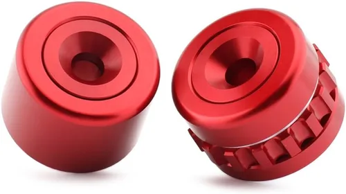 Vista 5 de FSFY Cerradura del acelerador Control de crucero Abrazadera del acelerador Barra de extremo para BMW F800GT F650GS F900XR, rojo