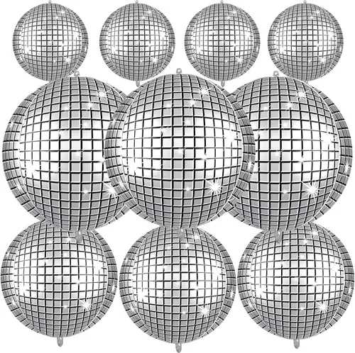 Vista 33 de Globos redondos de papel de aluminio para baloncesto, globos de helio 4D de 22 pulgadas, 18 pulgadas, 15 pulgadas, balón de baloncesto negro