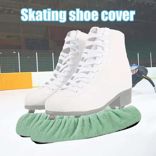 Vista 6 de Qchengsan Fundas para patines de hielo, protectores de patinaje sobre hielo, protectores de patinaje para patines de hockey, patines artísticos