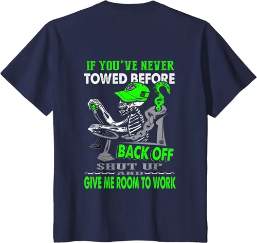 Vista 34 de Proud Tow Truck Operator - Camiseta, Negro, S