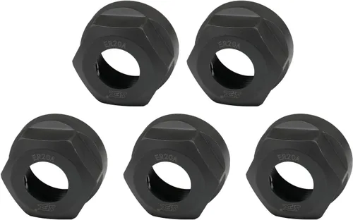 Vista 9 de ZAC 5 Uds ER8M Tuerca de mandril M10 Rosca Pinza de sujeción Tuercas de equilibrio Tuerca de metal para CNC Fresado Chuck Holder Torno
