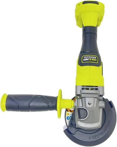 Vista 5 de RYOBI ONE+ HP 18V Amoladora angular inalámbrica sin escobillas de 4-1/2 pulgadas (solo herramienta) PBLAG01B La batería y el cargador se venden