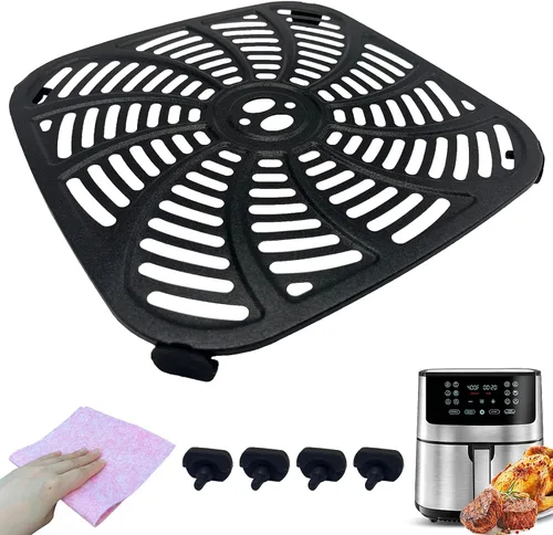 Vista 15 de Placa de parrilla de freidora de aire de 6 cuartos para freidora de aire PowerXL Vortex Pro, revestimiento antiadherente de doble capa de alta