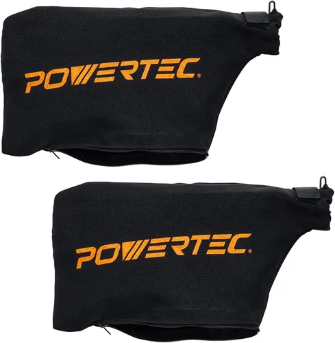 Vista 14 de POWERTEC Bolsa colectora de polvo para sierra ingletadora de 7-1/4 pulgadas, 8-1/2 pulgadas, se adapta a puertos de polvo nominales de 1-1/2