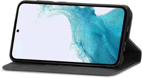 Vista 3 de Funda compatible con Xiaomi Poco X3 NFC, tarjetero de piel sintética, compatible con Xiaomi Poco X3 Pro/Poco X3 con cierre magnético, soporte