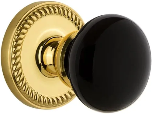 Vista 4 de Grandeur Hardware 853005 Newport Roseta con perilla Coventry, privacidad, tamaño del fondo: 2.375 pulgadas, peltre antiguo