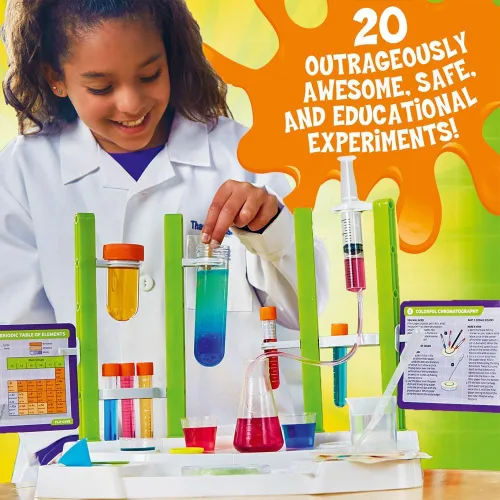 Vista 7 de Thames & Kosmos Ooze Labs Chemistry Station - Kit de experimentos científicos, 20 experimentos no peligrosos que incluyen limo seguro
