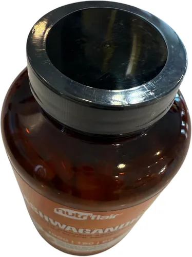 Vista 4 de NutriFlair Ashwagandha Cápsulas 1600 mg, 120 píldoras veganas (hechas con Ashwagandha orgánica y pimienta negra) - suplemento de polvo de raíz