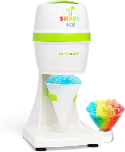 Vista 8 de Nostalgia Máquina de Hielo Raspado, Aqua