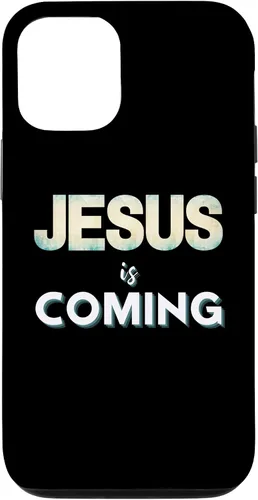 Vista 4 de Funda para iPhone 11 Jesus Is Coming Christian Faith Quote Revelation Saying