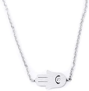 Vista 2 de Tobillera de acero inoxidable con cadena de eslabones de plata y oro rosa para mujer