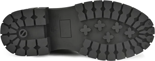 Vista 6 de READYSALTED Botas Chelsea de tacón bajo con plataforma y suela gruesa para mujer (HONGO1 & HUNCH1)