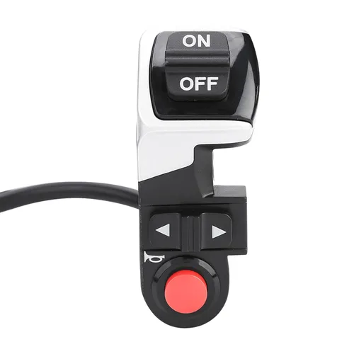 Vista 4 de Demeras 3 en 1 lámpara de bicicleta eléctrica cuerno Ebike lámpara interruptor bicicleta cuerno con lámpara frontal manillar para ciclismo