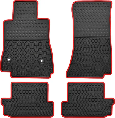Vista 10 de Alfombrillas de Suelo de Coche Ajuste Personalizado para Corvette C6 2007.5-2013 (Sujetador de Gancho) Alfombrillas de Forro Automático de Goma Todo