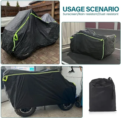 Vista 5 de ATV Cover for CFMoto UForce 1000 XL PRO Highland (6-Seat) 2024-2025, Heavy Duty Quad Cover, Thick 4 Wheeler Cover for Rain Dust Outdoor Storage