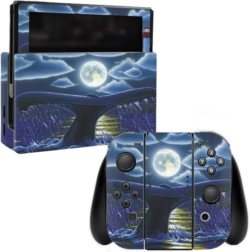Vista 22 de MightySkins Skin compatible con Nintendo Switch – Delfines nariz de botella Funda protectora de vinilo duradera y única Fácil de aplicar, quitar