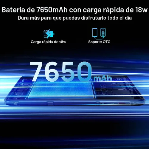 Vista 5 de Ulefone Armor Pad Pro - Tablet resistente de 8 pulgadas (16 GB + 128 GB), cámara trasera de 48 MP + cámara frontal de 32 MP, batería de 7650 mAh