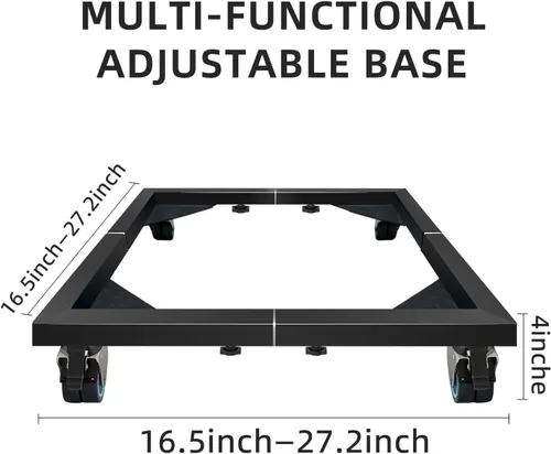 Vista 3 de Soporte para Ahumador de Servicio Pesado – Base Móvil Universal para Ahumadores Eléctricos (Vertical/Digital), Construcción Totalmente de Acero