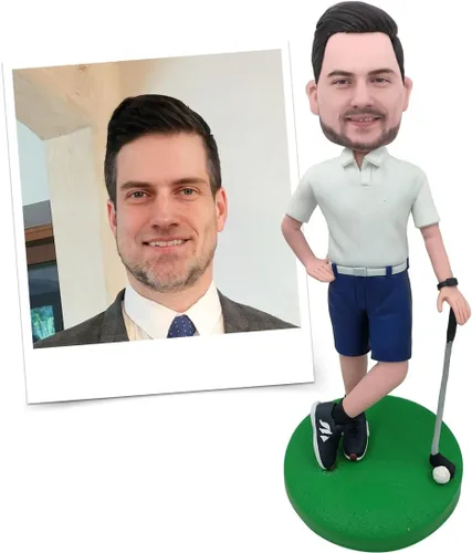 Vista 8 de AlOU AlOU Estatuillas personalizadas de 15 cm Bobbleheads para el Día del Padre, Día de la Madre, Padres, Jefe, Colegas, Familia y Amigos
