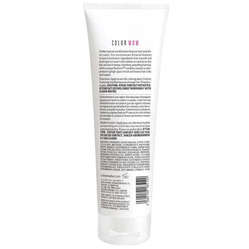 Vista 2 de COLOR WOW Acondicionador de seguridad de color normal a grueso: rica hidratación para cabello grueso, grueso y rizado; desenreda, nutre + añade