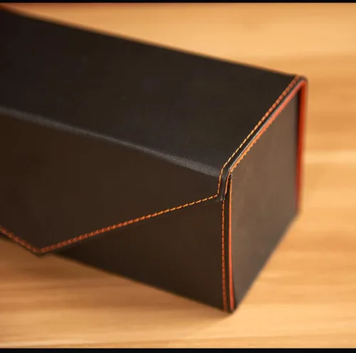Vista 3 de DB11 Cajas de vino para champán - Caja de vino individual plegable (negro)