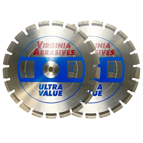 Vista 18 de Virginia Abrasives 425-08408 - Hoja de diamante de hormigón de uso general UV de 9 pulgadas - Cortador húmedo y seco para hormigón/asfalto