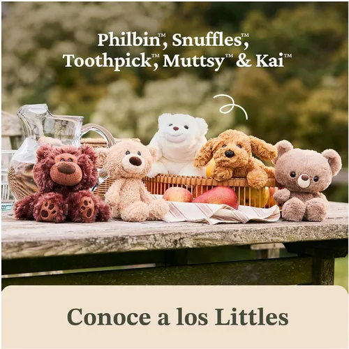 Vista 6 de GUND Forever Friends Littles Kai - Oso de peluche de 7 pulgadas, a partir