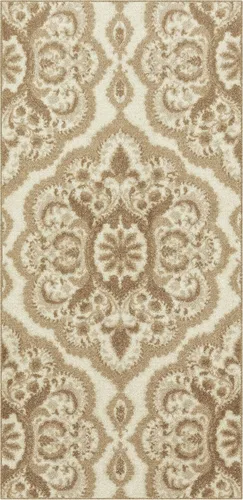 Vista 62 de Maples Rugs Vivian Medallion - Alfombra de área, fabricada en Estados Unidos, lavable, antideslizante, alfombra de interior para cocina, entrada
