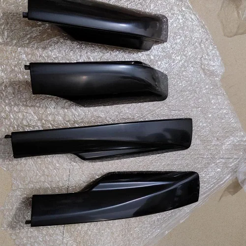 Vista 4 de Cubierta para patas de portaequipajes para portaequipajes, cubierta de protección de extremo de riel de la barra, repuesto negro para RAV4 RAV 4