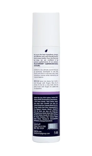 Vista 2 de SUDZZFX Spray fino para el cuidado del cabello para hombres y mujeres, gel voluminizador y espesante para todo tipo de cabello, 8 onzas líquidas