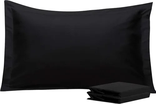Vista 89 de NTBAY Fundas de almohada estándar, paquete de 2 fundas de almohada de microfibra cepillada de 20 x 26 pulgadas, súper suaves y acogedoras