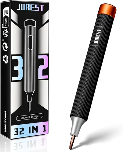 Vista 9 de JOREST Juego de destornilladores de precisión 32 en 1, regalos de herramientas para hombres, papá y él, herramienta de reparación