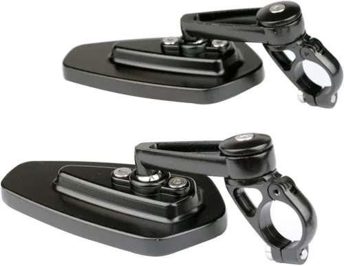 Vista 2 de 1 par flecha negro CNC manillar barra final motocicleta espejos compatibles para 2016 Kawasaki Ninja H2R