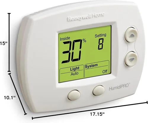 Vista 9 de Honeywell Home Humidificador para toda la casa y humidistato digital HE400A