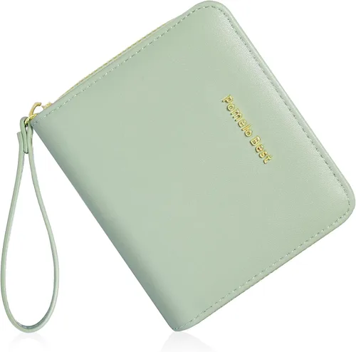 Vista 11 de Pomelo Best Cartera pequeña para mujer de cuero con bloqueo RFID 2025